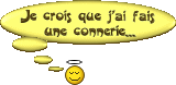 grosse erreur