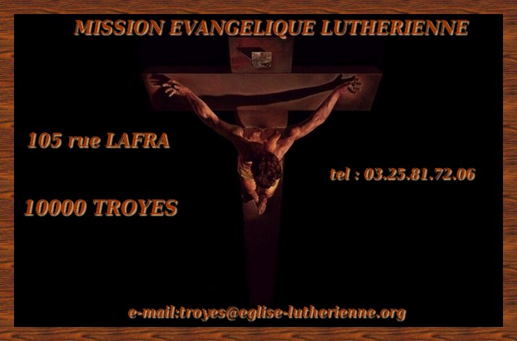 mission lutherienne troyenne de la rédemption Index du Forum