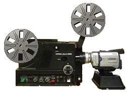 Le Transfert Pellicule :: Méthode de transfert Pellicule : 8 mm - Super 8  - 9,5 mm - 16 mm - Projecteur - Condenseur - Camescope - Optique