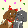 Chiens amoureux
