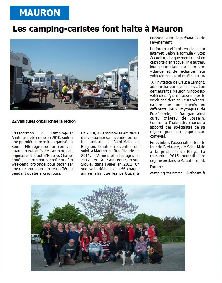 faire rencontre camping