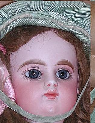 Eden Bébé Paris Poupée Ancienne en Porcelaine taille 7