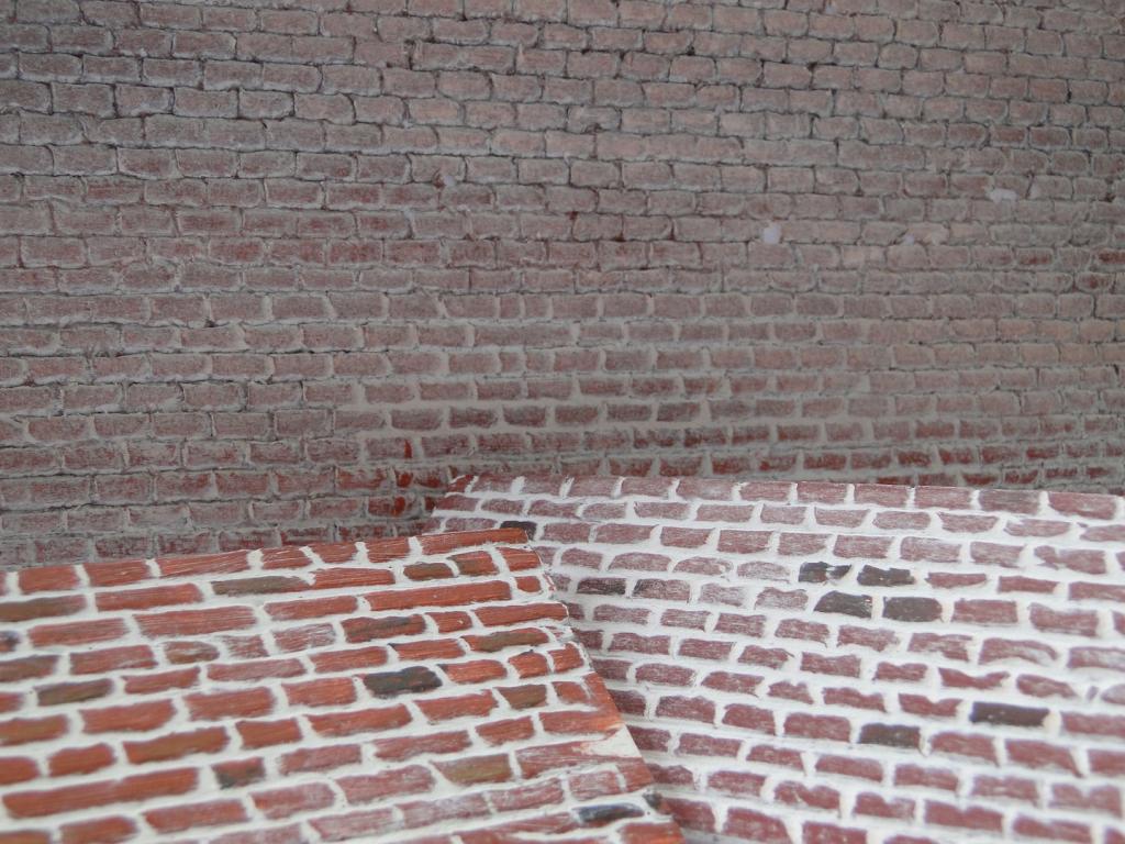 Peindre des joints de briques