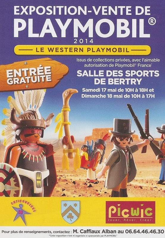 Exposition Playmobil de Bertry - Diorama Playmobil Les Jeux Préhistoriques Alizobil