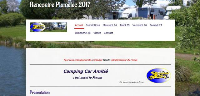 Forum rencontre camping car