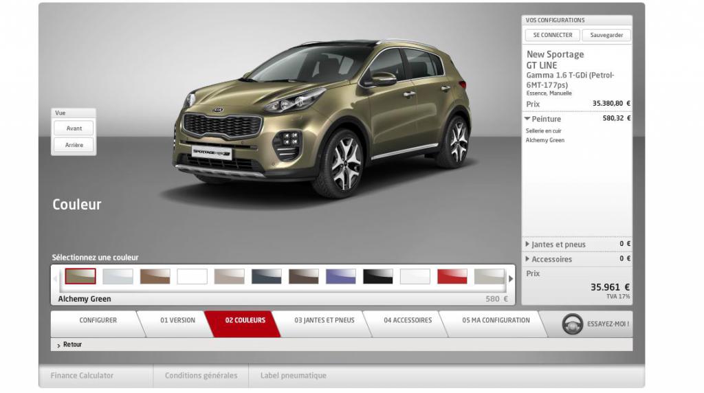 Forum des Kia SPORTAGE les teintes....