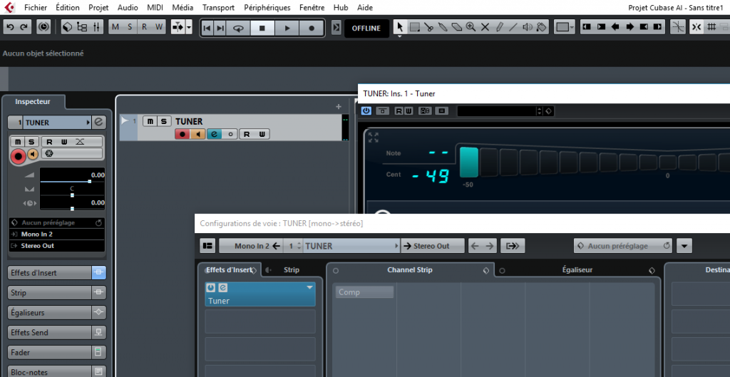 cubase tuner