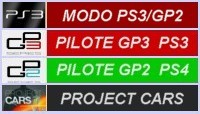 modo ps3-gp2 + gp3 ps3 + gp2 ps4 + PC