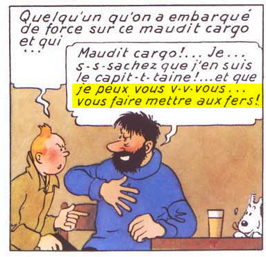 figurine tintin rencontre haddock