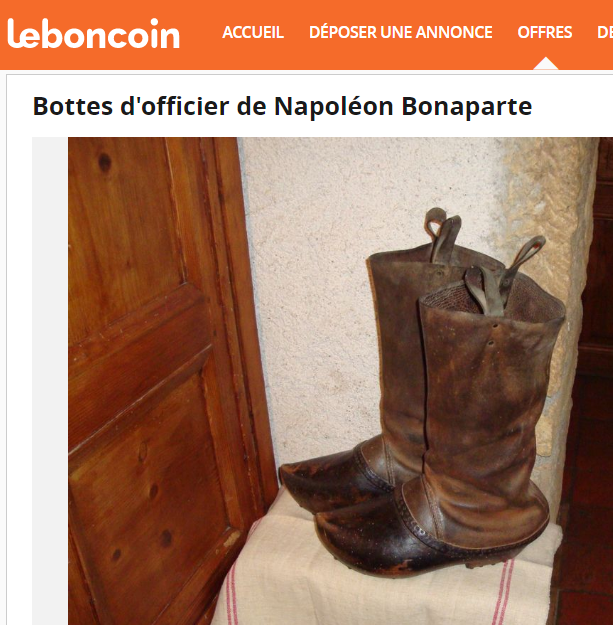 Ancienne Paire De Bottes Militaire, Officier. WW 1. Dans Leur Jus