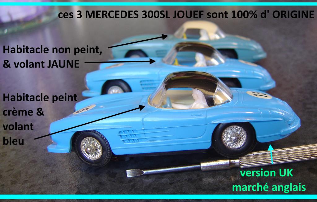 Slot Circuit Jouef - Mercedes 300 SL Cabriolet - Jouet Ancien - Occasion