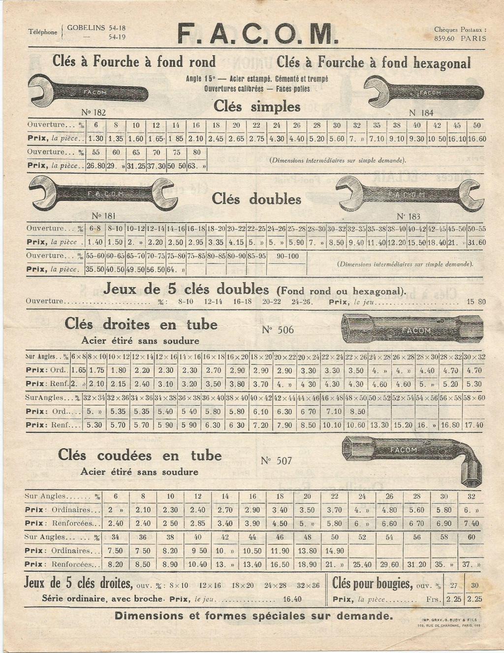 OUTILS ANCIENS ART POPULAIRE Catalogue 1930