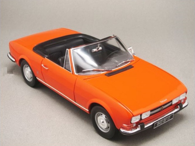 Echelle 1//18 Peugeot 504 Cabriolet 1970 Capucine Yellow NOREV NO 184826