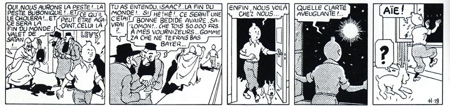 premier personnage que rencontre tintin