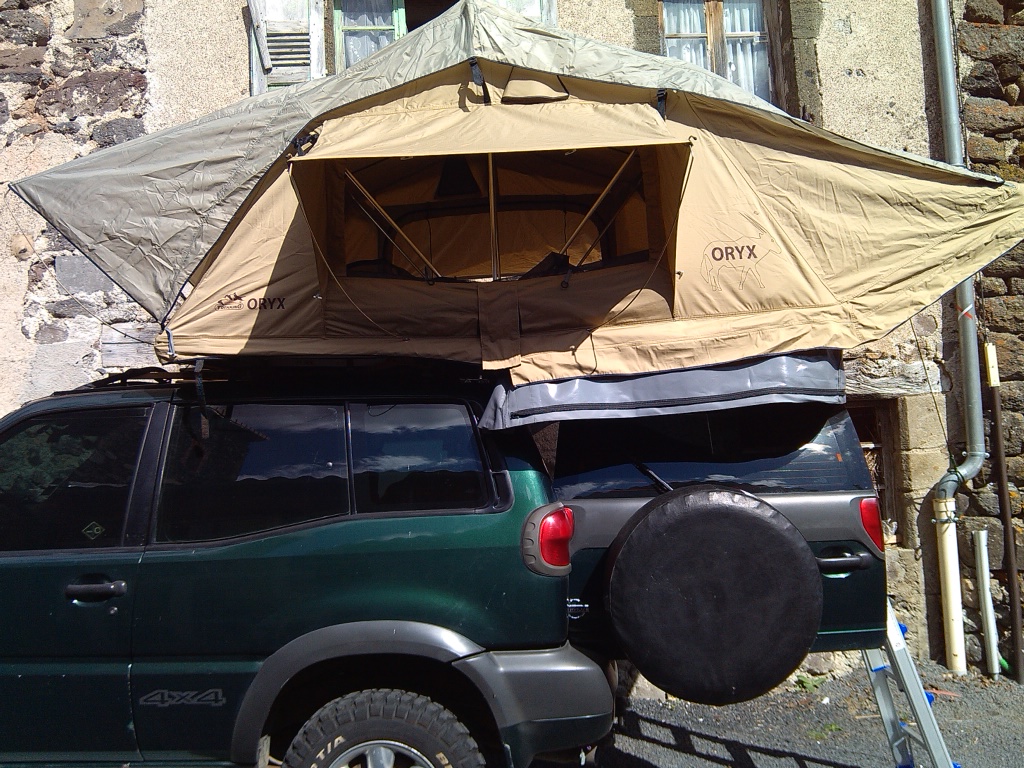 Tente de toit ORYX Trekking, Déploiement rapide