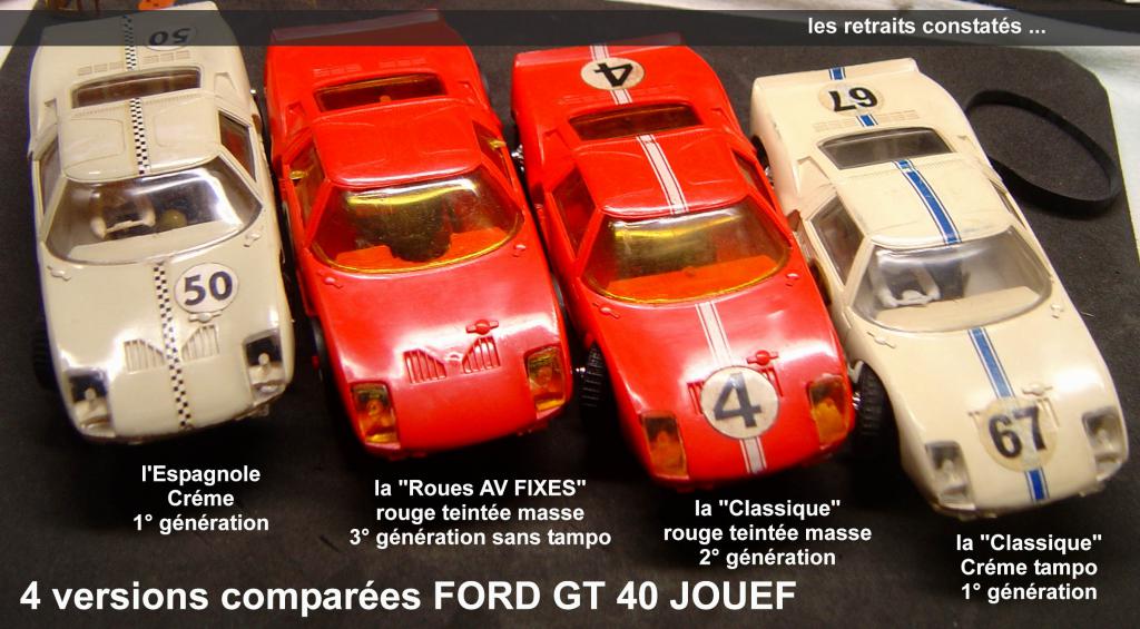 voiture miniature 1/18 FORD GT 40 - JOUEF EVOLUTION (sans boite