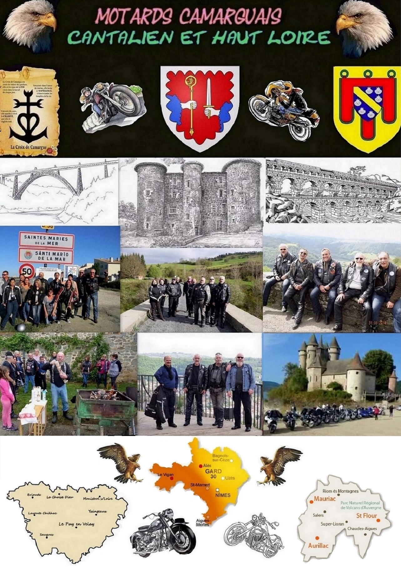 LES MOTARDS CAMARGUAIS ET CANTALIENS Index du Forum