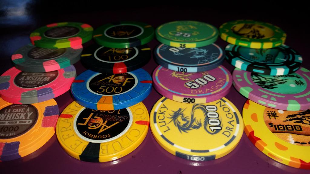 Jetons De Poker Paulson – WPT Aviation Club De France – Chips ACF D’occasion – Fabrication Française