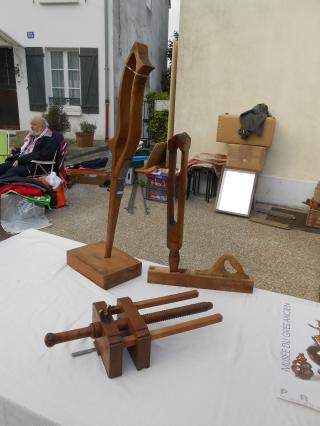Lot Outils Anciens Brocante Vieux Métiers Nogent Acier - Occasion Fonctionnel