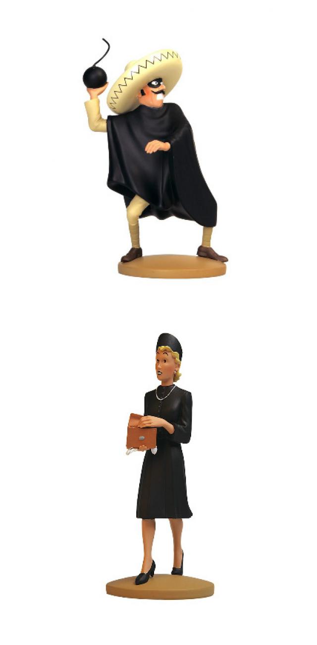 Figurine Tintin – N°98 Madame De Clairmont – Collection Officielle – Résine