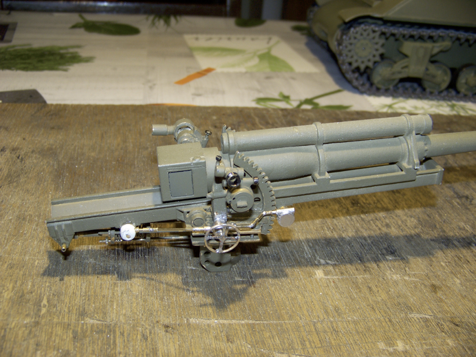 M7 B1 105 Howitzer Gun Motor Carriage "Priest" - Heng Long - 1/16e - Page 2 Elevation-system-2-4e0da3c