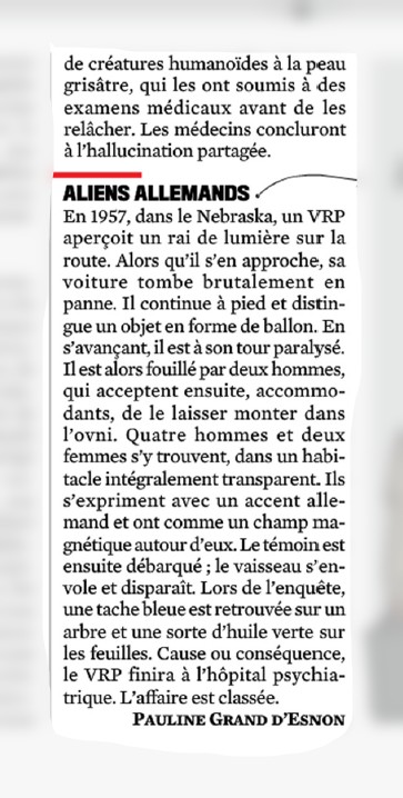 témoignages rencontres extraterrestres