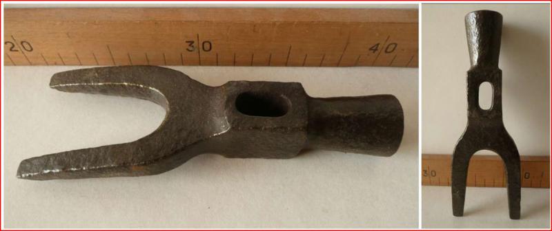 outil ancien marteau forgeron Forge , hammer, Chasse à Parer (réf n°22