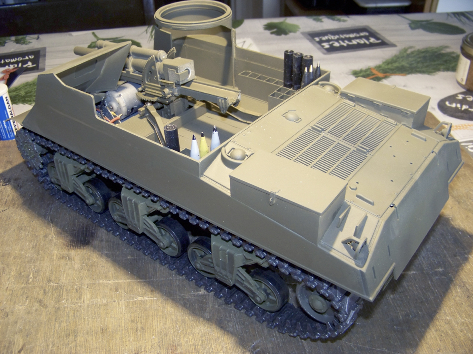 M7 B1 105 Howitzer Gun Motor Carriage "Priest" - Heng Long - 1/16e 103_3950-4dbd2ff