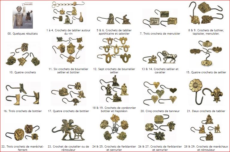 OUTILS ANCIENS - ART POPULAIRE :: Crochet tire-botte