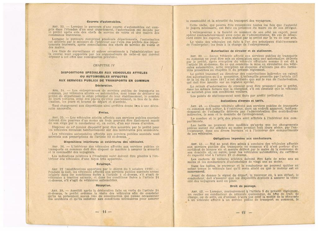 Les Renault D Avant Guerre Codes De La Route 1921 Amp 1933