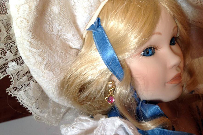 RARE POUPEE DE Collection Mundia Les Romantiques 50 Cm En Porcelaine 1992 EUR 190,00 - FR