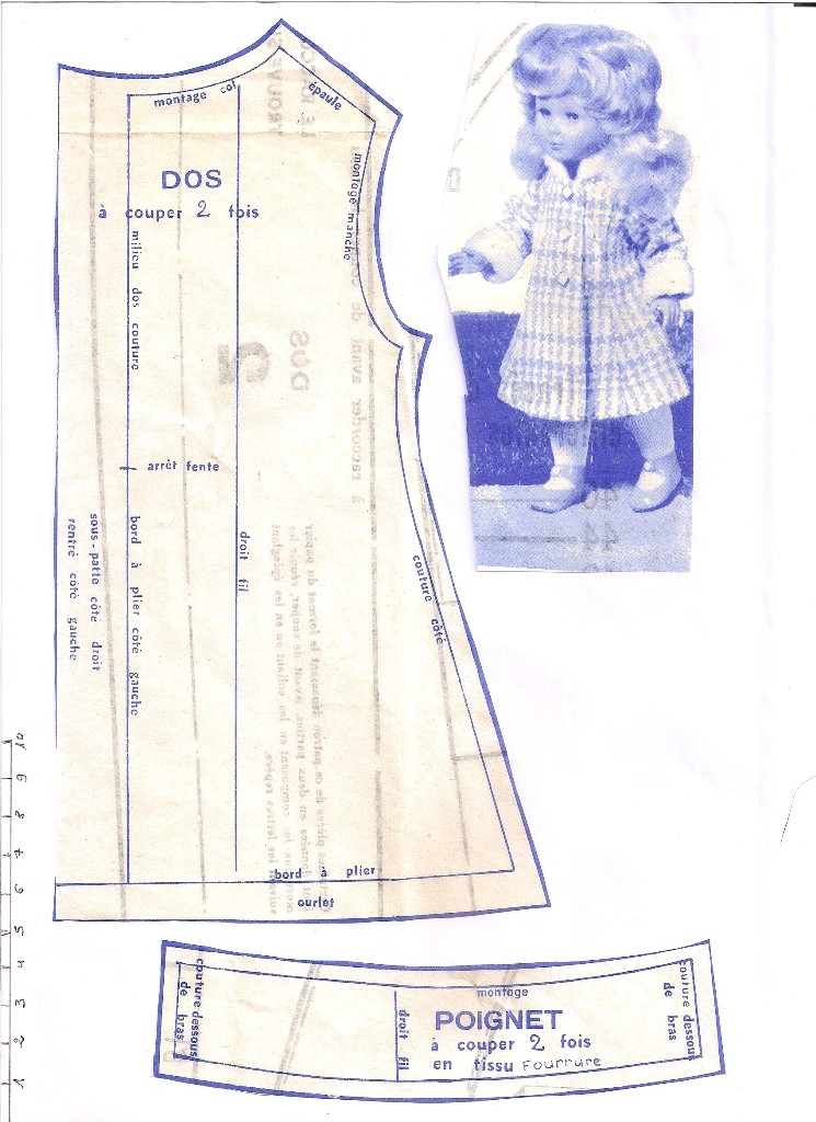Pages De Patrons De Poupées Modes Et Travaux Avril 1971 - Modèles Marie Françoise, Jean Michel, Occasion