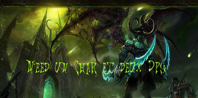 need un char et deux dps (guilde) Index du Forum