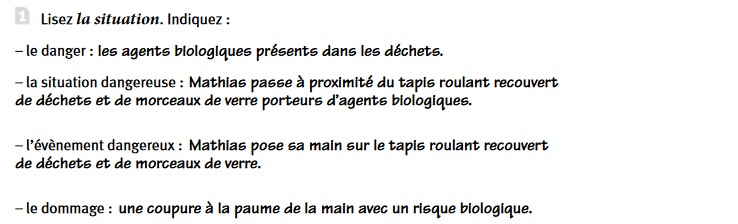 Les Tiroirs De La Pse Correction Exercices Risque Biologique