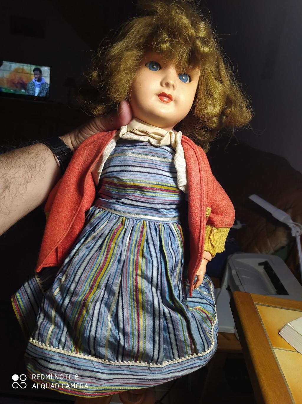 Ancienne Poupée ESTRELA FALA MAMAE Dortoise Et Pleureuse – Taille 44 – Boîte D'origine