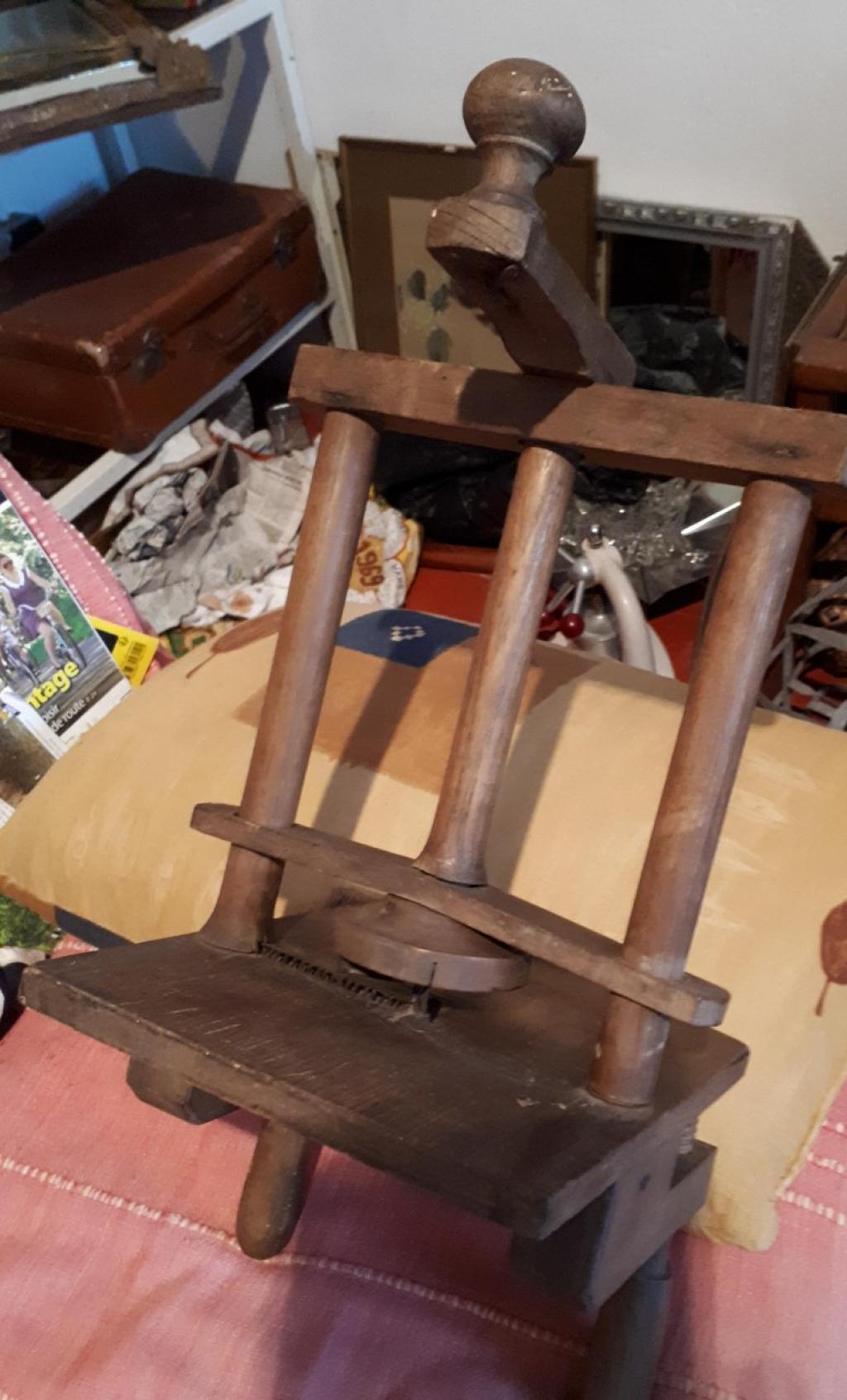 Grands outils d'Anatolie en bois vintage uniques (boussoles et tapis, outils de fabrication de tapis) - Déco de ferme rustique - France