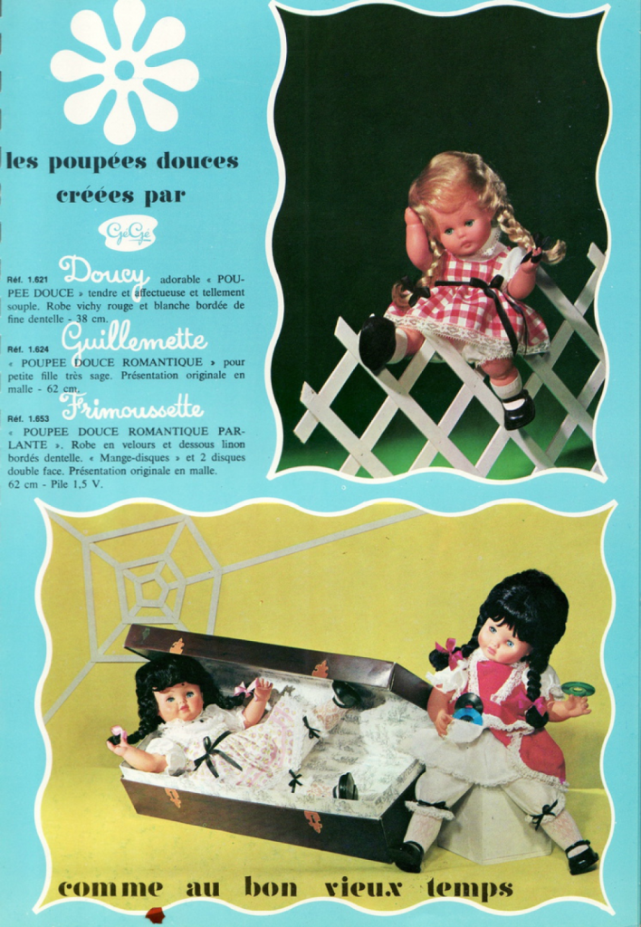 Vintage Bambola Gégé Odette Yvette Annette ??39 CM 1957