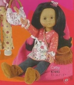 Corolle Poupee Brune Metis Cheries Cathy 33Cm Annee 2009 Neuve En Boite