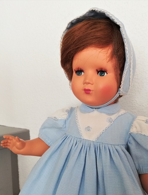 Poupée ancienne Gégé - Année 1956- 45 cm rhodoïd petite fille de France