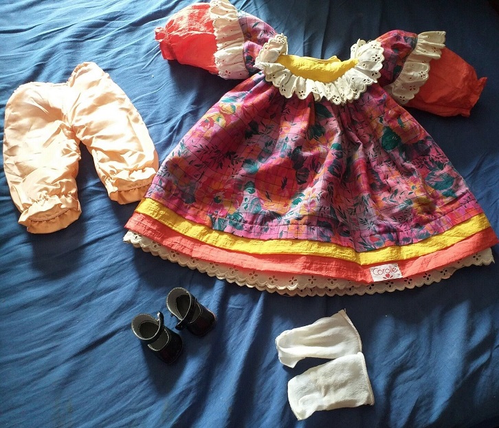 Poupée Corolle Canelle - 52 cm - 1989 - Très bon état - Robe d'origine