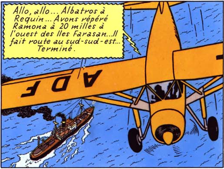 Avion Tintin N 13 (B.ETAT, AVEC SON LIVRET) Avion de Reconna