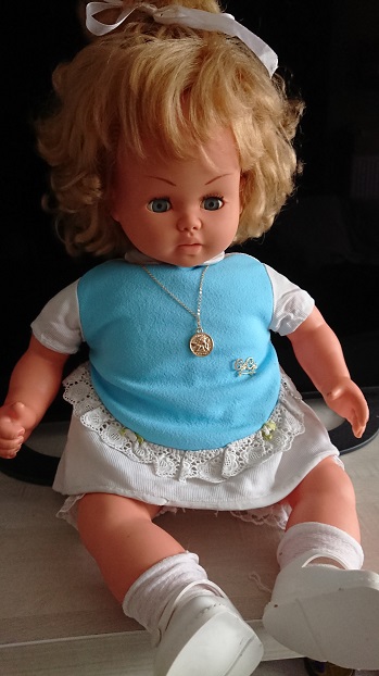 TRÈS RARE POUPÉE Gégé vint. FRIMOUSSETTE/occasion bte/57cm/millés.1972 EUR 110,00 - FR