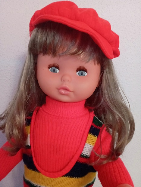 ANCIENNE POUPÉE EN Porcelaine Vintage des Années 70 - Bébé Poupon de