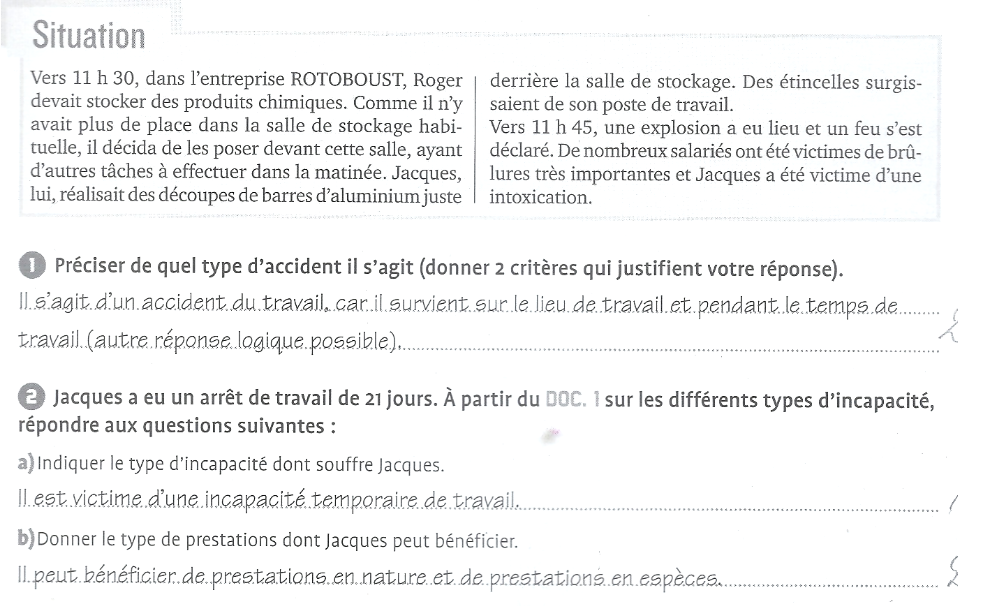 Les Tiroirs De La Pse Correction Exercices De Revision 4