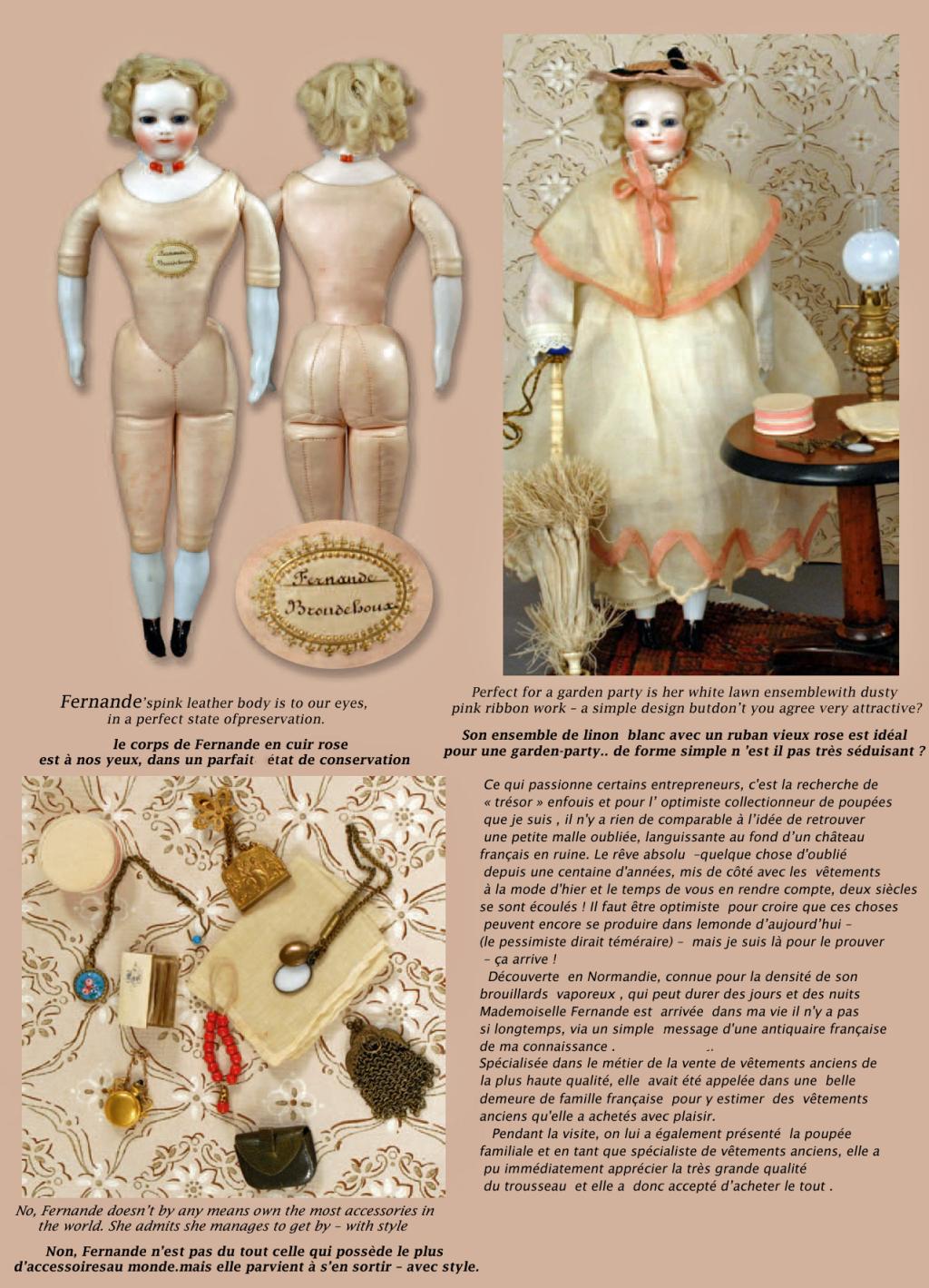 POUPÉE ANCIENNE : Poupée Parian Corps En tissus bourré EUR 130,00