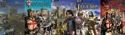 Stronghold; Stronghold Crusader; Stronghold 2; Stronghold Legends; Stronghold Crusader Extreme Stronghold; Stronghold Crusader; Stronghold 2; Stronghold Legends; Stronghold Crusader Extreme