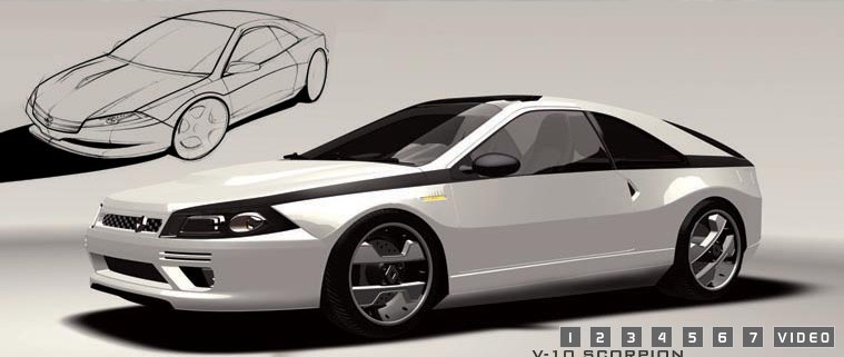 Versiones futuristas de coches que ya no se fabrican