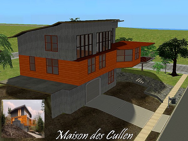 A Touch Of Luxe February 2012 From Twilight Maison Minecraft Maison Facade Bois