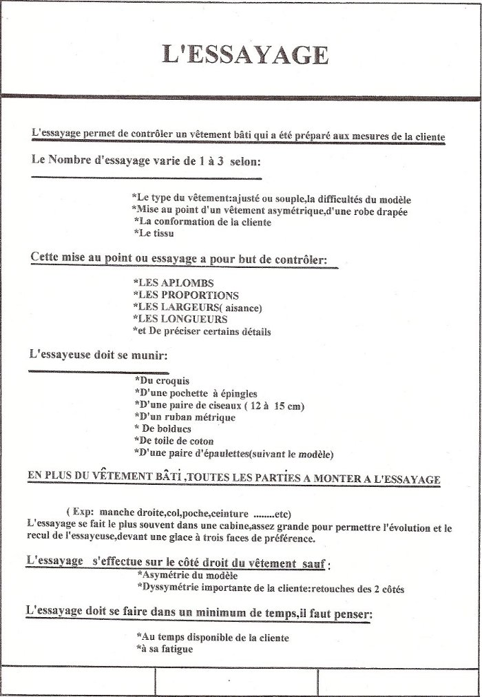 essayage et retouches Noté 00/5 retrouvez méthode ladevèze-darroux essayages et retouches : ou l'art d'essayer et retoucher tous les vêtements 2e édition et des millions de livres en stock sur amazonfr achetez neuf ou d'occasion. essayage et retouches Noté 00/5 retrouvez méthode ladevèze-darroux essayages et retouches : ou l'art d'essayer et retoucher tous les vêtements 2e édition et des millions de livres en stock sur amazonfr achetez neuf ou d'occasion.