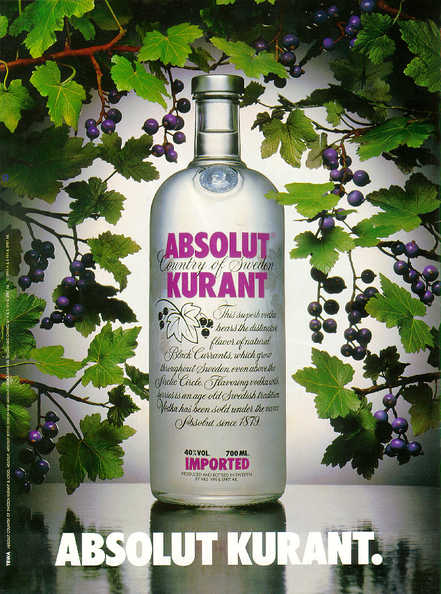 Absolut vodka Forum :: Absolut Kurant | 1992 | Worldwide